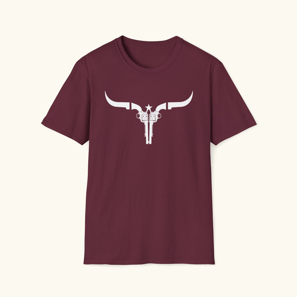 Pistol Cattle Skull T-Shirt