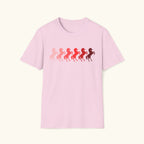 Red Ombre Horses T-Shirt