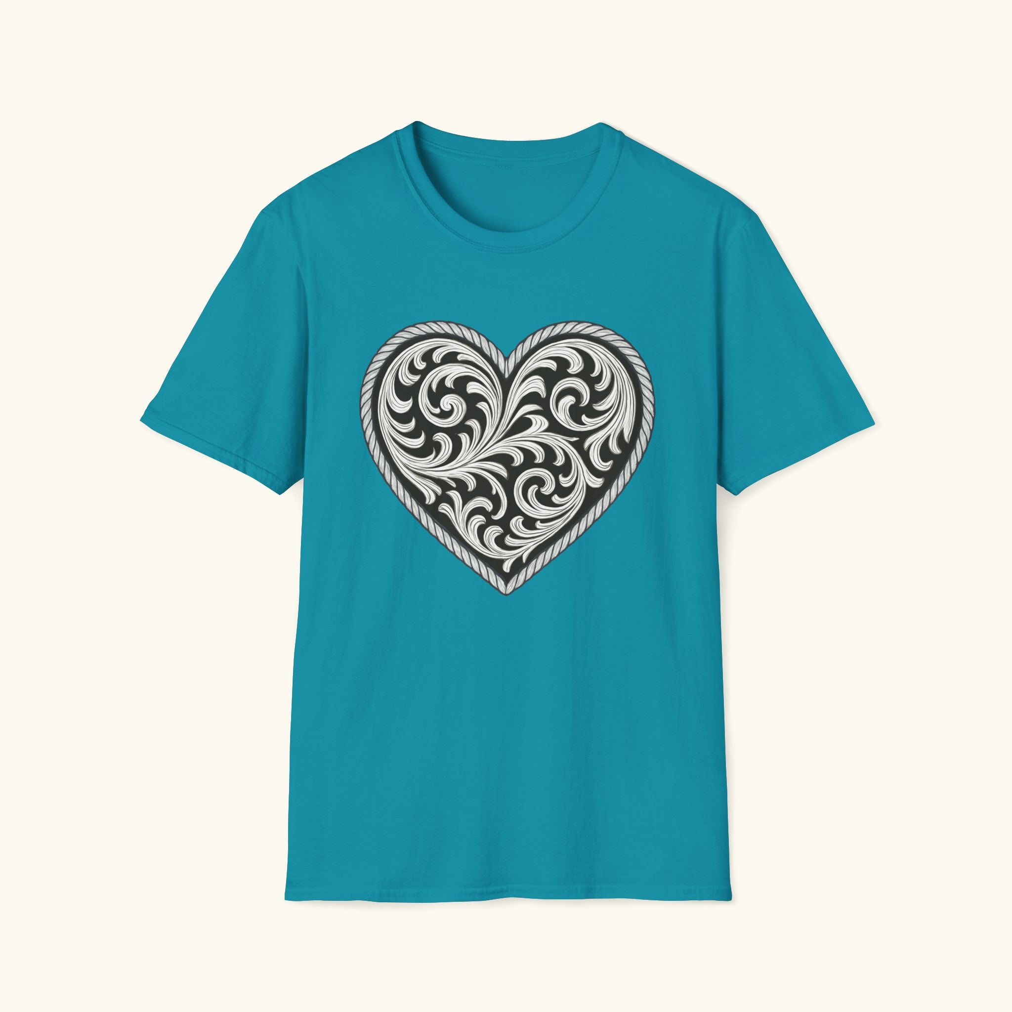 Western Scroll Heart T-Shirt