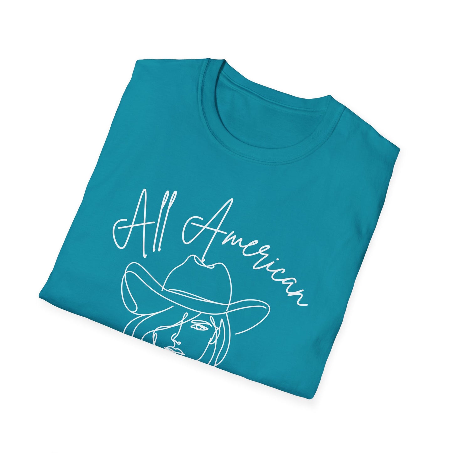 All American Sweetheart Cowgirl Graphic Tee