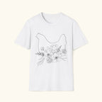 Chicken & Flowers Graphic Tee