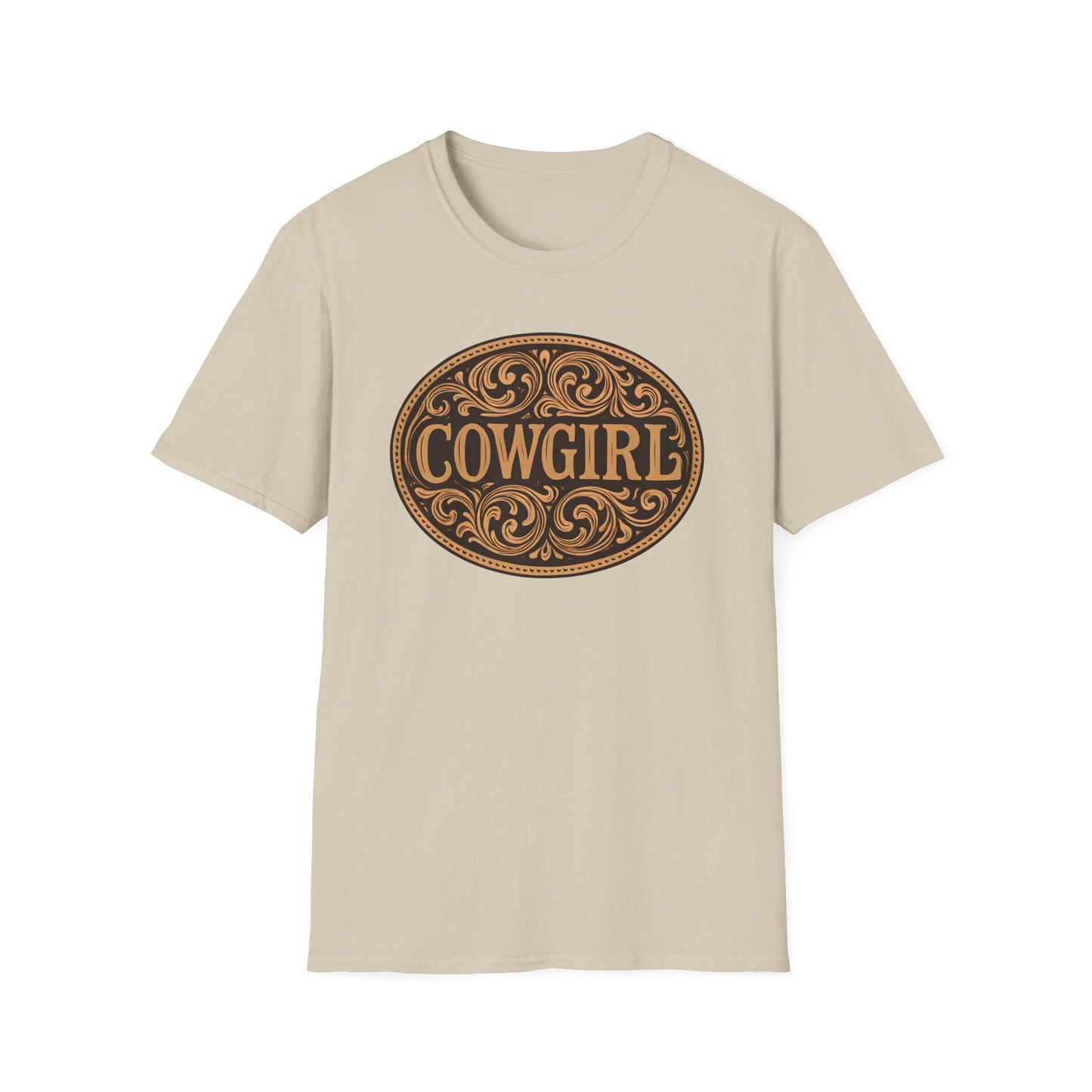 Western 'Cowgirl' Belt Buckle T-Shirt