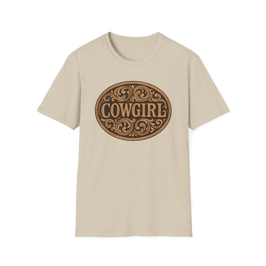 Western 'Cowgirl' Belt Buckle T-Shirt