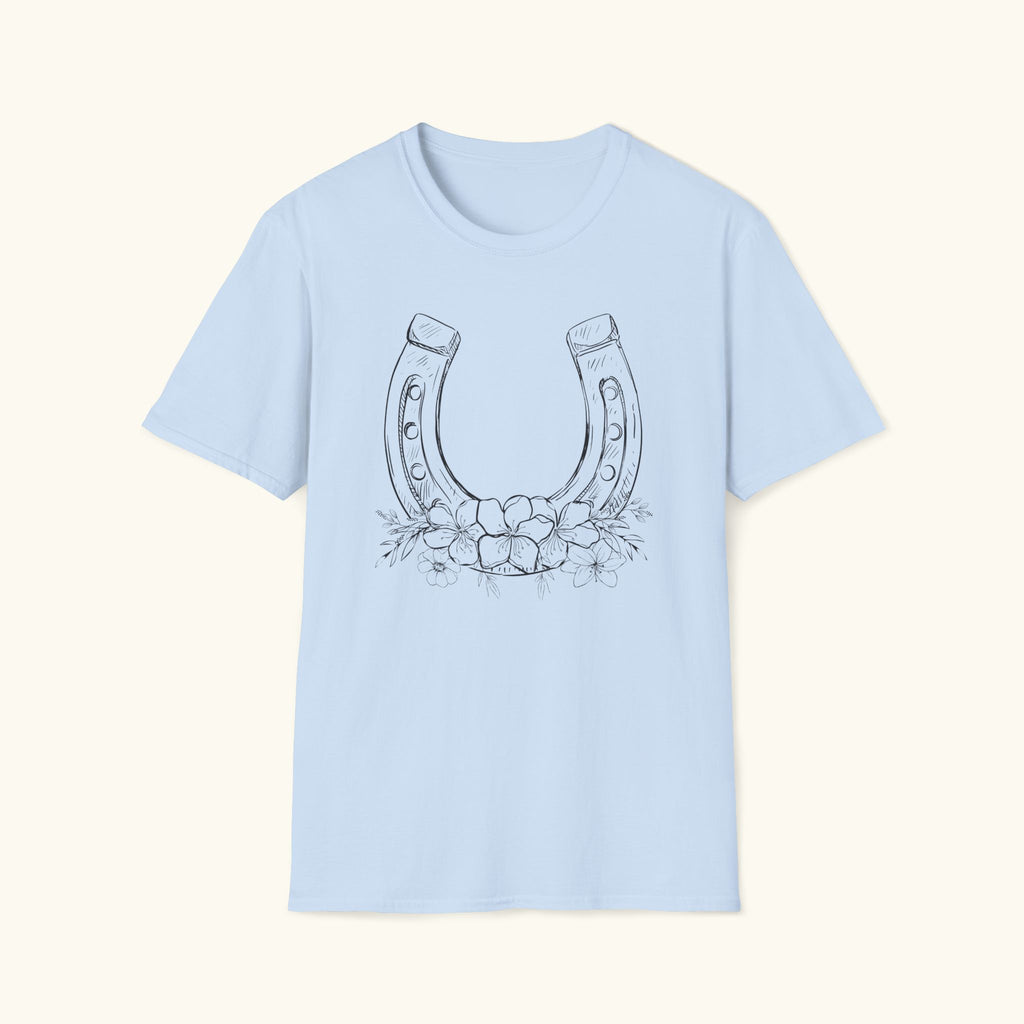 Floral Horseshoe Graphic Tee