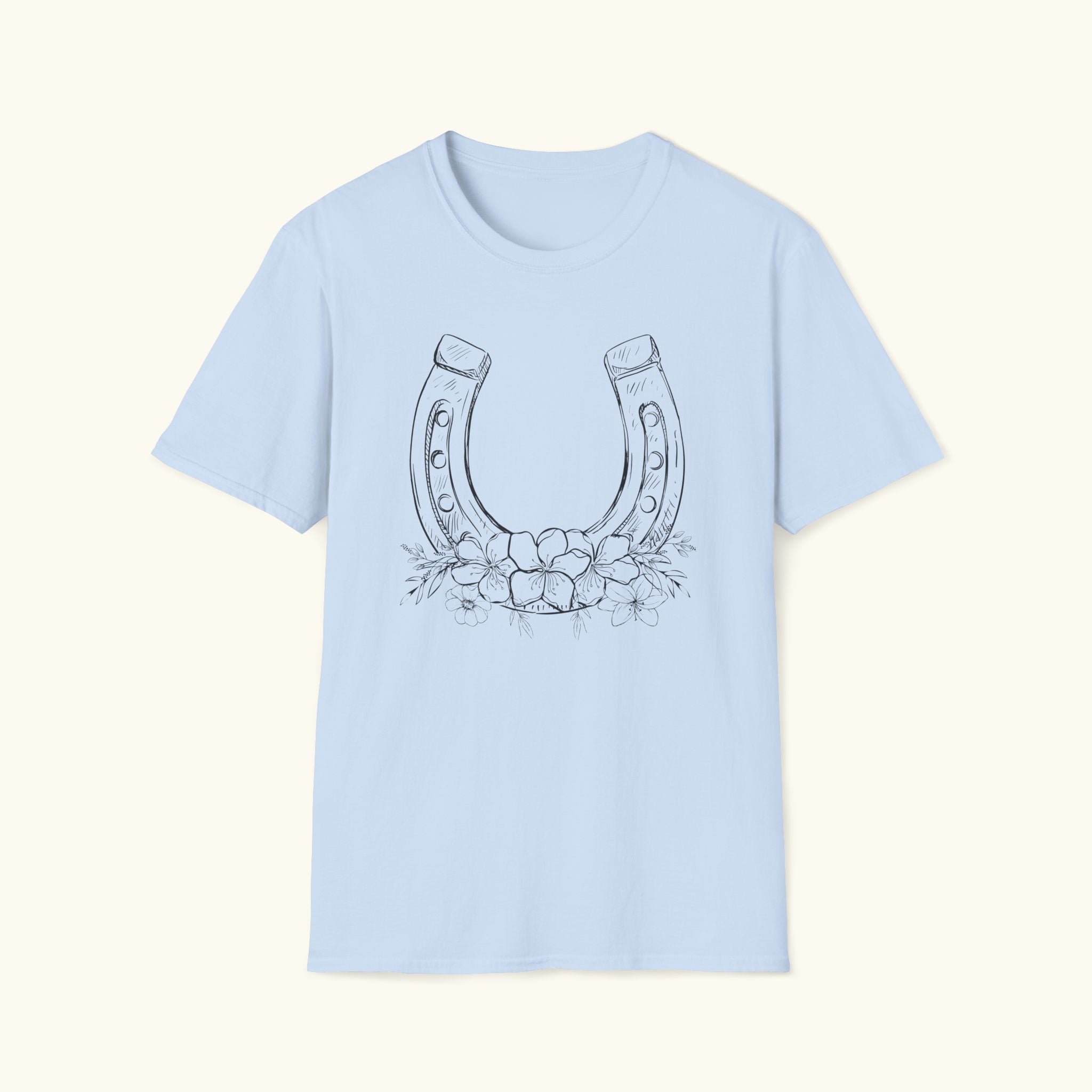 Floral Horseshoe Graphic Tee