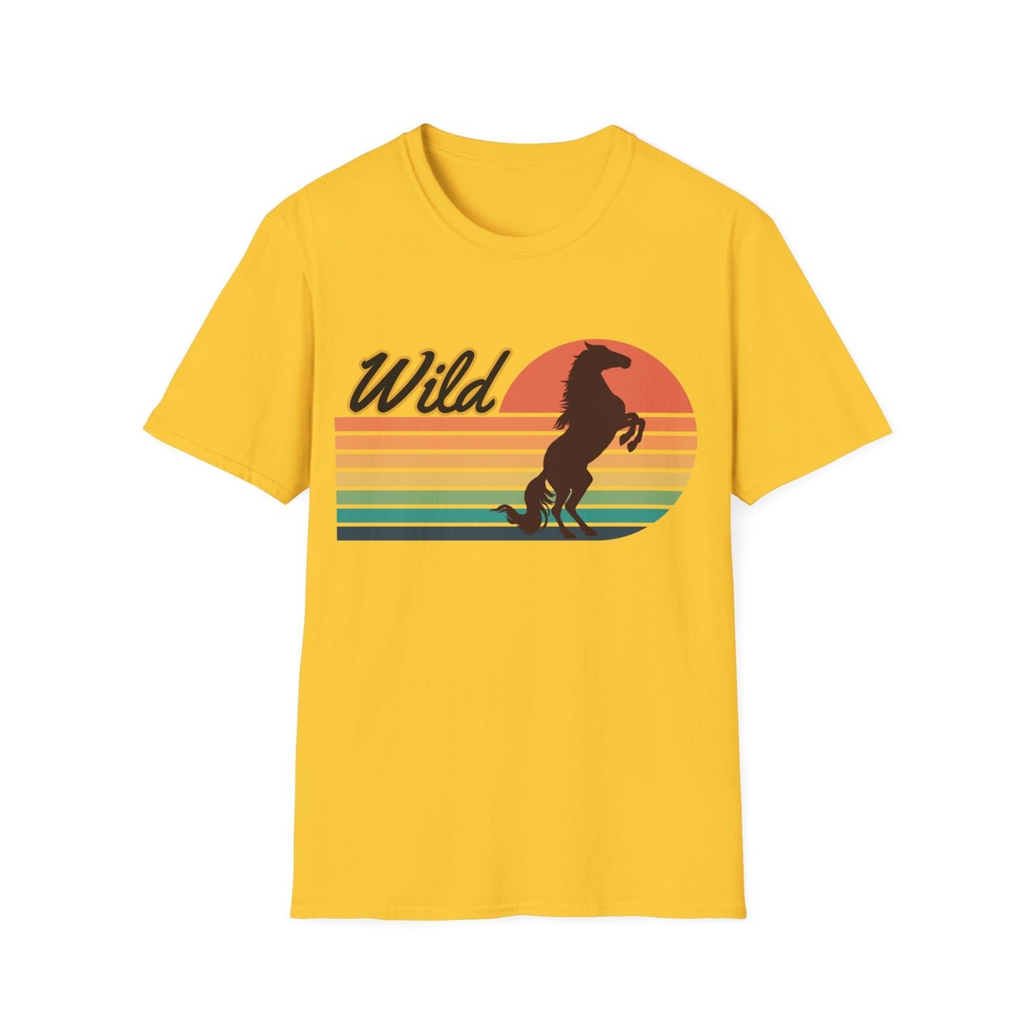 Wild Stallion Vintage Style Tee