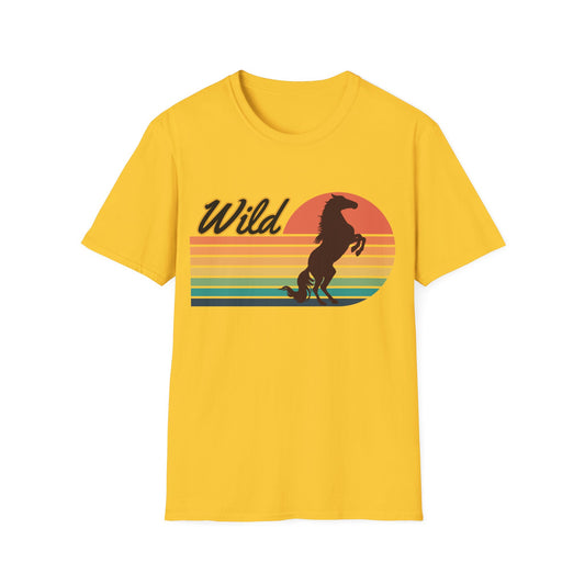 Wild Stallion Vintage Style Tee