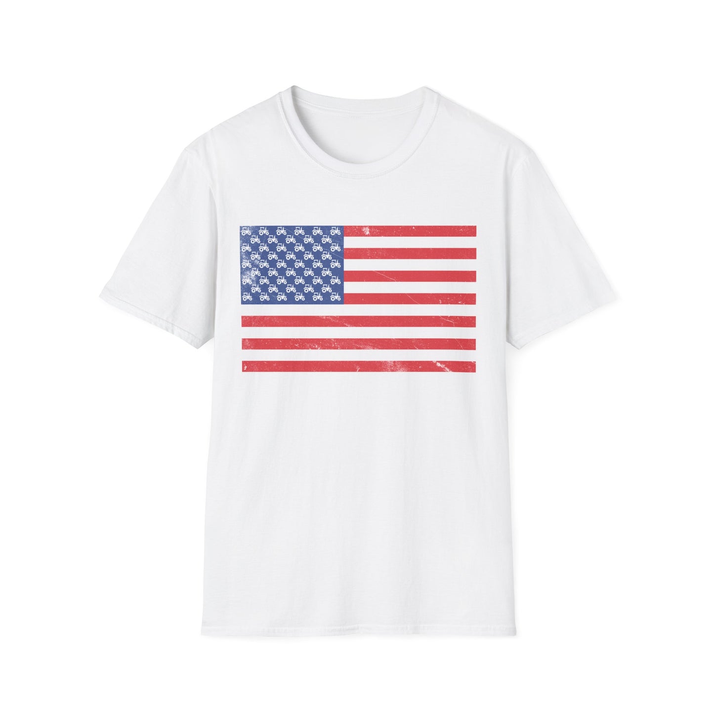 Farming USA Flag Graphic Tee