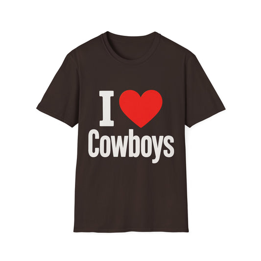 I ♥ Cowboys Graphic Tee Design