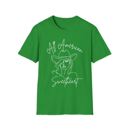 All American Sweetheart Cowgirl Graphic Tee